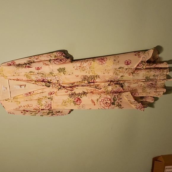 New York & Company Dresses & Skirts - Nwt. Stunning, gorgeous dress. High low. Ruffles. Very feminine. Elastic waist